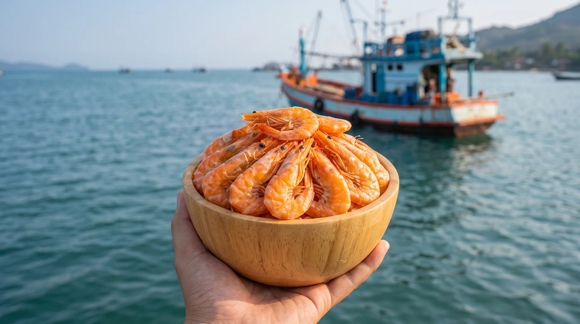 กุ้งแห้งธรรมชาติคัดเบอร์